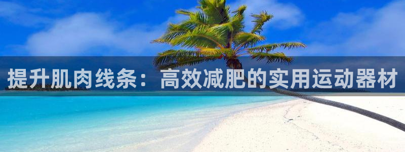 九游体育官网下载招商电话：提升肌肉线条：高效减肥的实