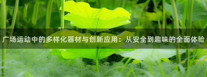 九游体育官网下载平台：广场运动中的多样化器材与创新应用：从安